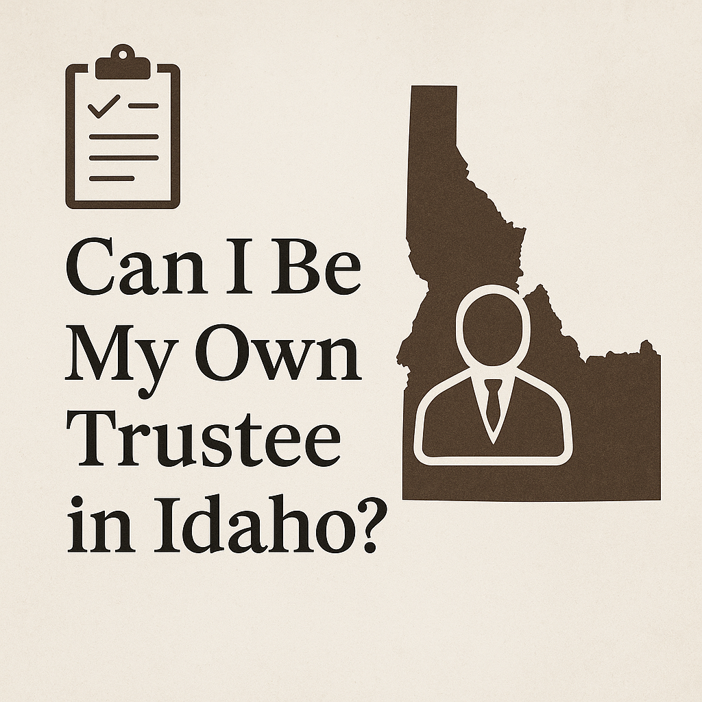 Can I Be My Own Trustee in Idaho? – Free Consultation